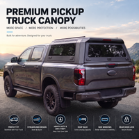 Summitshell Pickup Canopy – Large Sliding Window Model