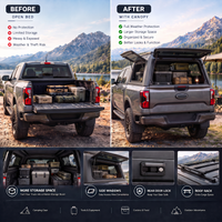 Summitshell Pickup Canopy – Large Sliding Window Model