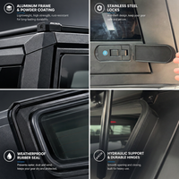 Summitshell Pickup Canopy – Large Sliding Window Model