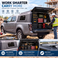 Summitshell Pickup Canopy – Small Sliding Window Model