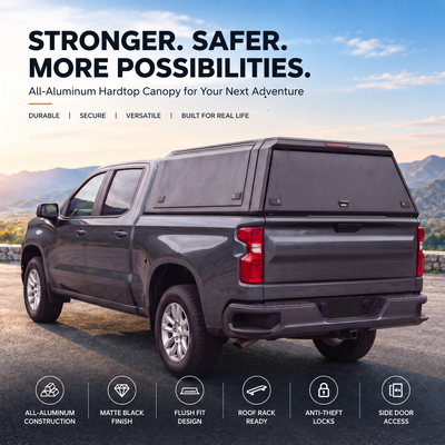 Summitshell Pickup Canopy – All-Aluminium Model