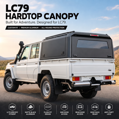 Summitshell Pickup Canopy – LC79 Double Cab